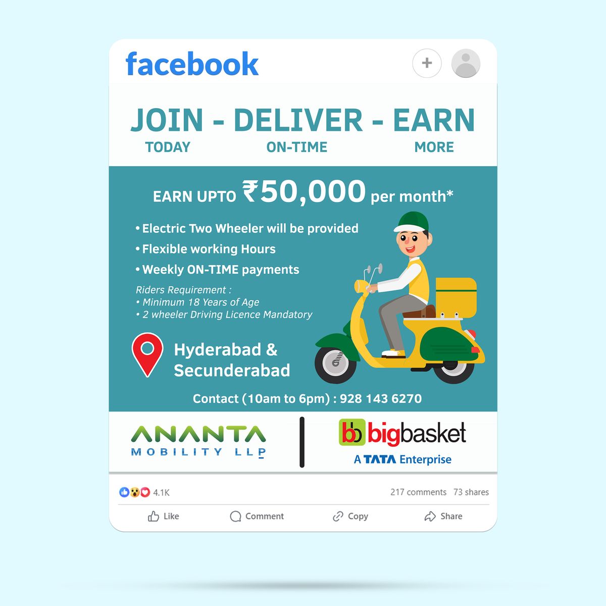 Ananata BigBasket Hiring